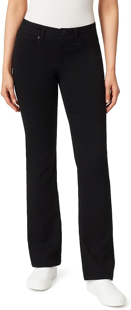 WallFlower Luscious Curvy Bootcut Jeans for Women, Mid-Rise Insta Stretch Denim, Size-Inclusive Juniors Jeans, Sizes 0 to 24