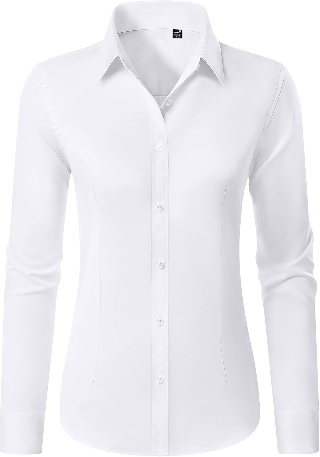 Button Down Shirts for Women Wrinkle Free Dress Shirt Classic Fit Long Sleeve Casual Business Blouse Work
