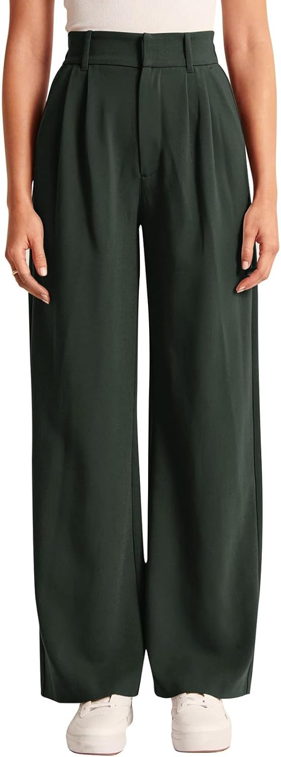 NIMIN High Waisted Work Pants for Women Business Casual Outfits 2025 Office Dress Pants Trousers with Pockets