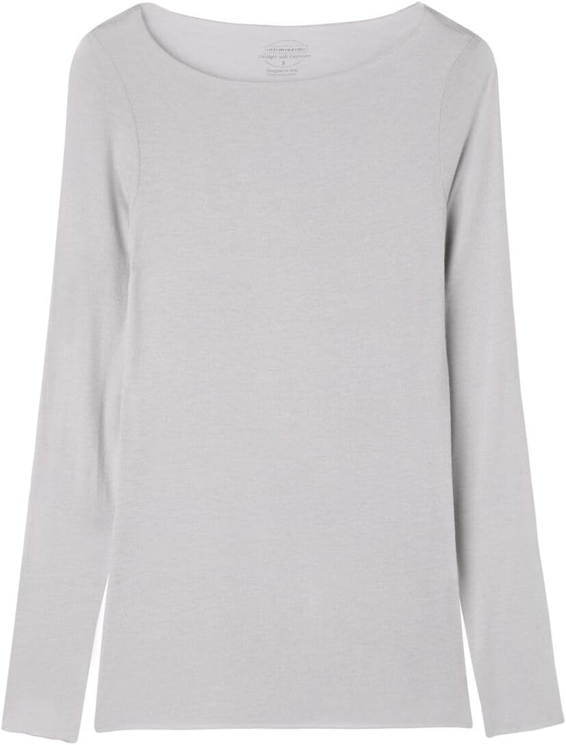 Intimissimi Woman's Boat Neck Modal Cashmere Ultralight Top