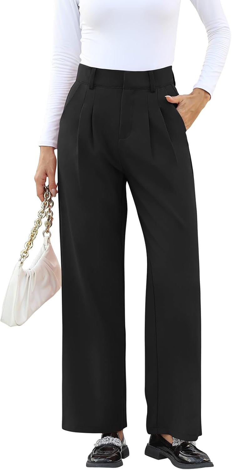 NIMIN High Waisted Work Pants for Women Business Casual Outfits 2025 Office Dress Pants Trousers with Pockets