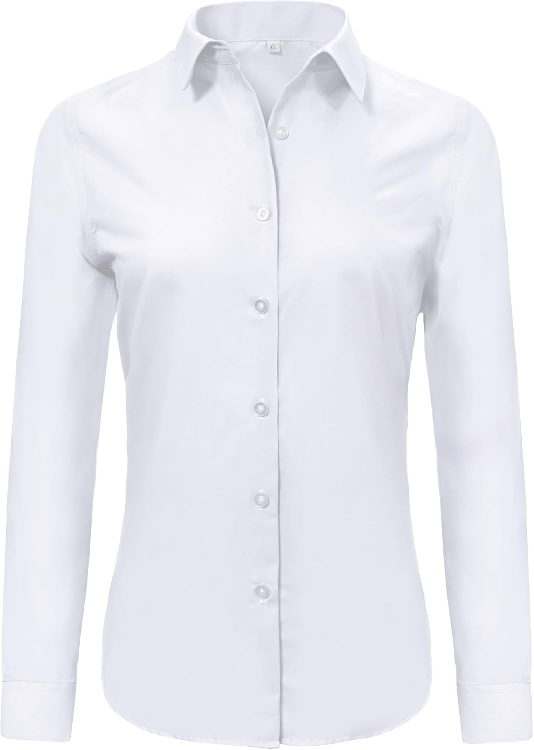 Ruisin Super Soft Wrinkle Free Button Down Shirts for Women Solid Long Sleeve Striped Formal Work Dress Blouses Tops