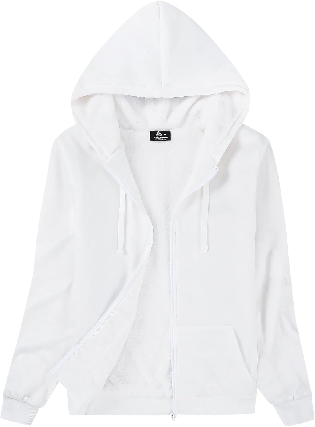 SWISSWELL Hoodies for Women Winter Fleece Sweatshirt - Full Zip Up Thick Sherpa Lined Hooded Jacket