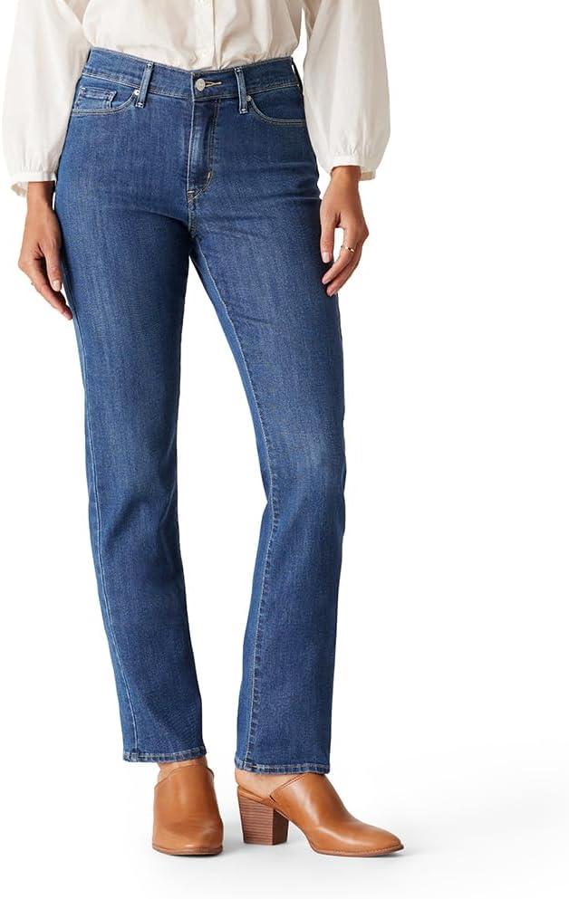 Levi Strauss Signature Gold Women's Size Modern Bootcut Jeans Mid-Rise Stretch Denim (Also Available in Plus)