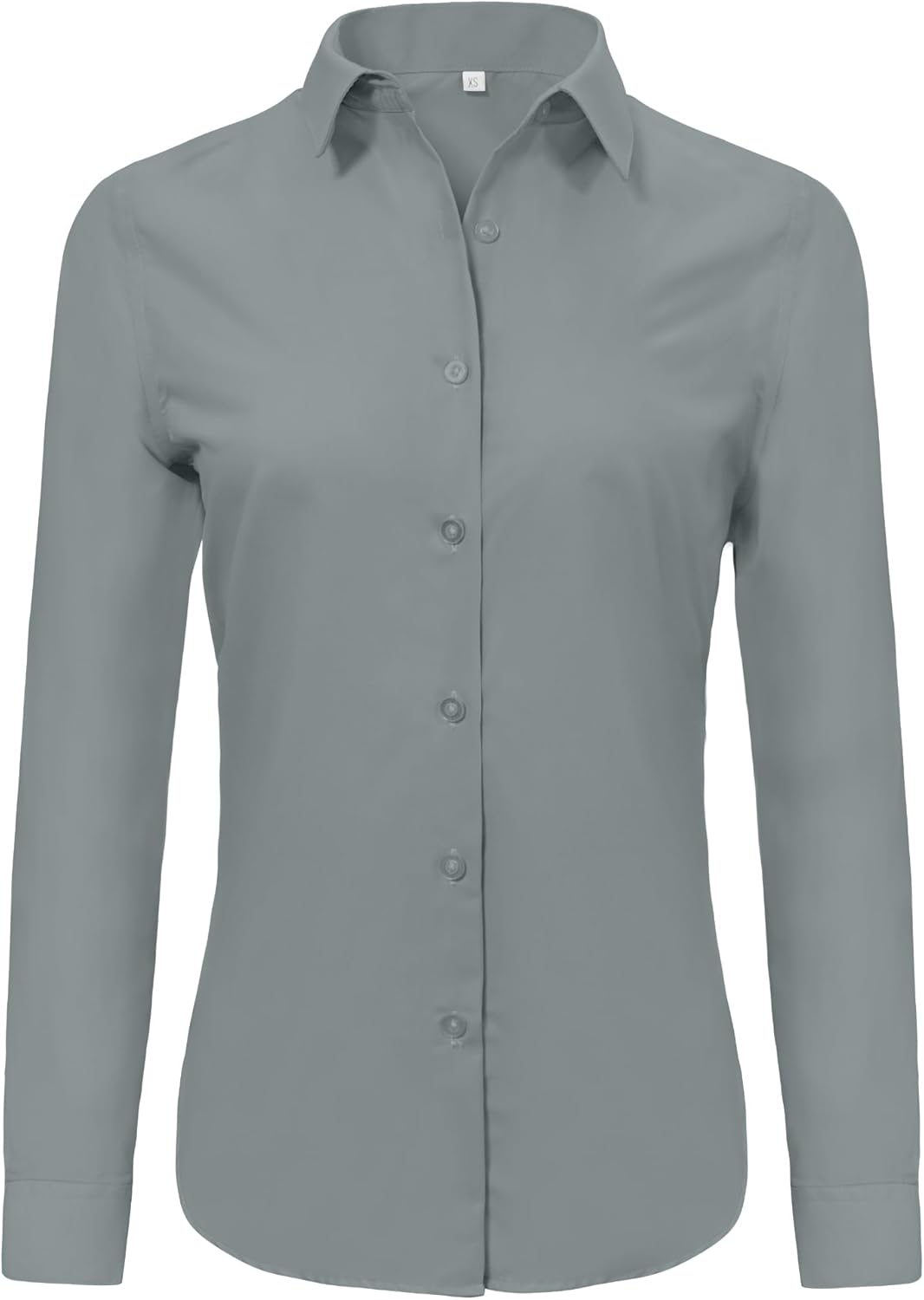 Ruisin Super Soft Wrinkle Free Button Down Shirts for Women Solid Long Sleeve Striped Formal Work Dress Blouses Tops