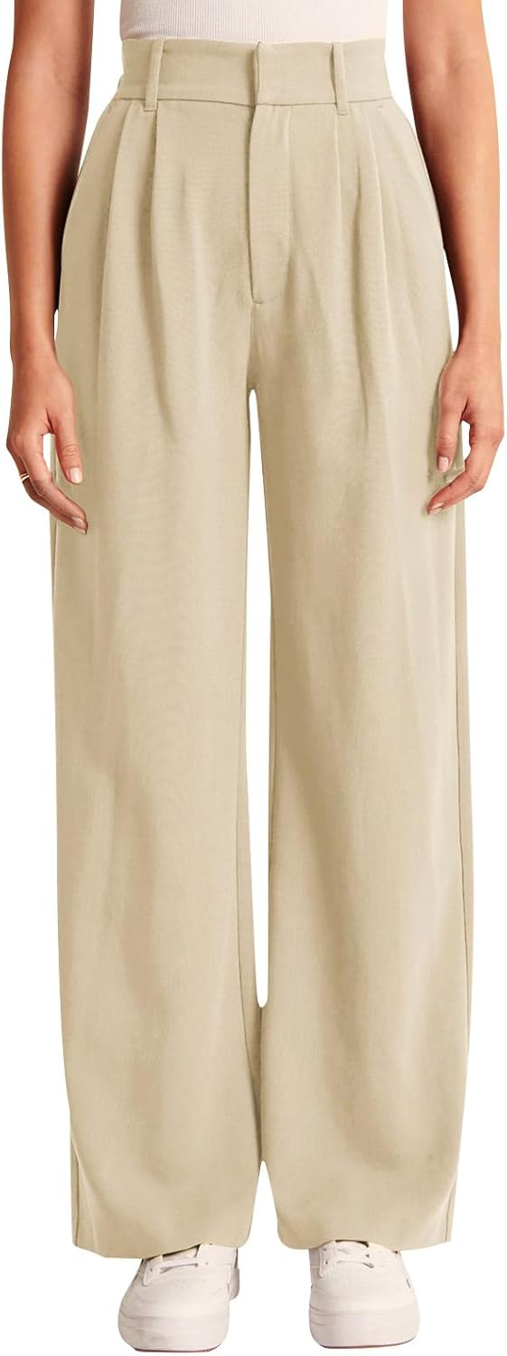 NIMIN High Waisted Work Pants for Women Business Casual Outfits 2025 Office Dress Pants Trousers with Pockets