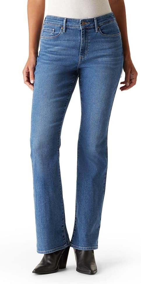 Levi Strauss Signature Gold Women's Size Modern Bootcut Jeans Mid-Rise Stretch Denim (Also Available in Plus)