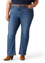 Levi Strauss Signature Gold Women's Curvy Totally Shaping Straight Jeans (Available in Plus Size)