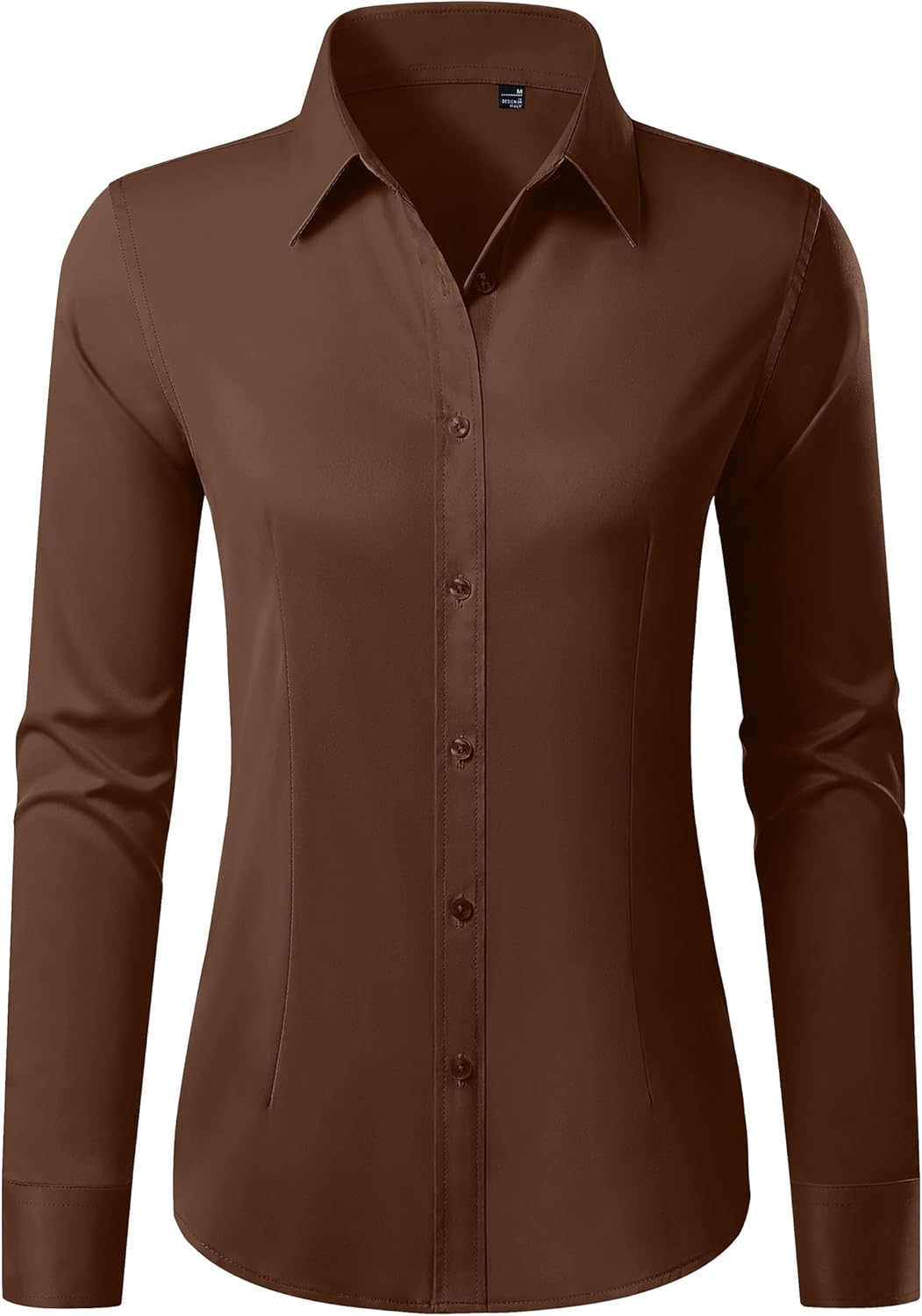 Button Down Shirts for Women Wrinkle Free Dress Shirt Classic Fit Long Sleeve Casual Business Blouse Work