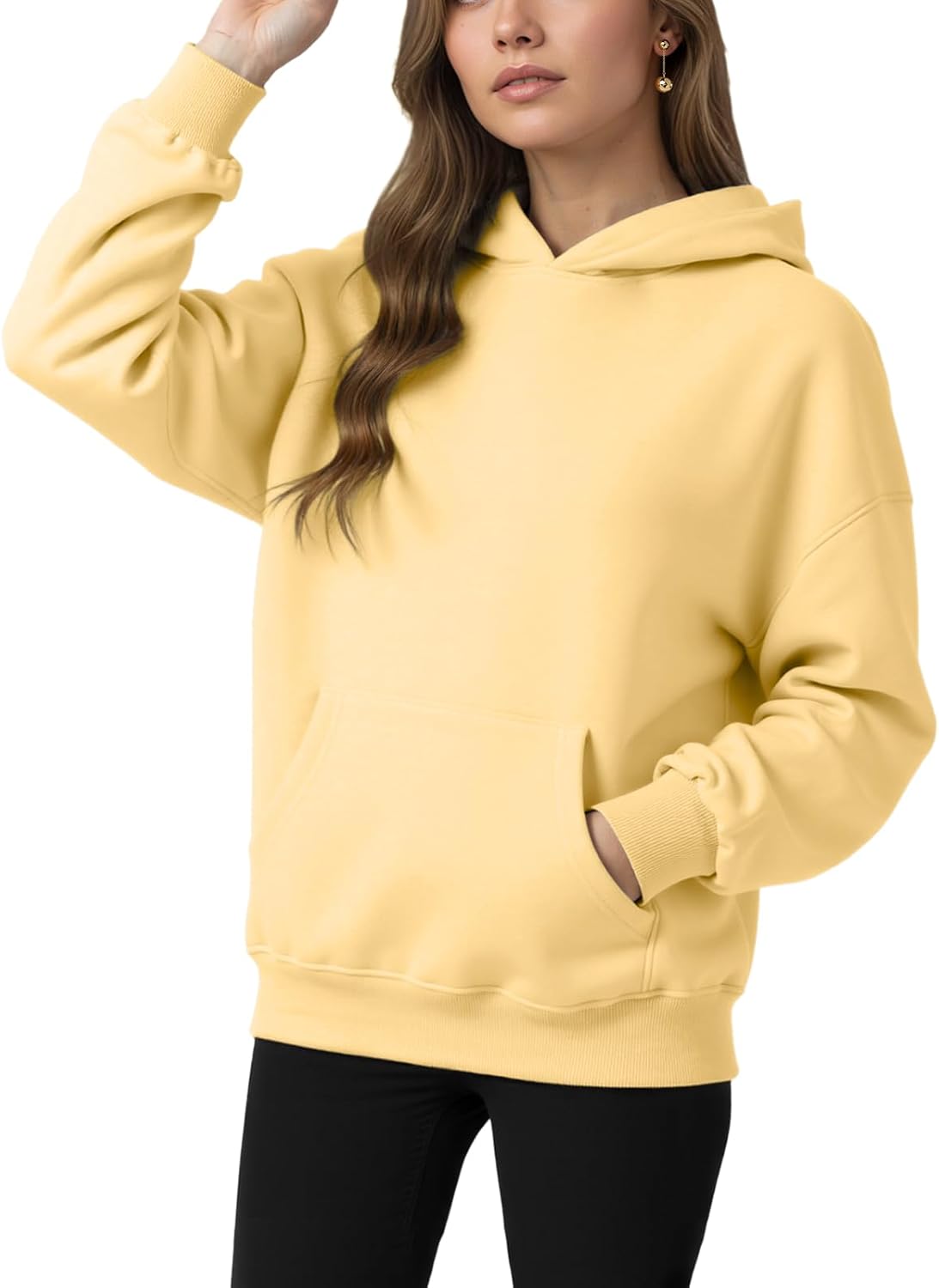 Womens Winter Fleece Hoodies Sweatshirts - Long Sleeve Pullover Sweaters With Pocket 2025 Fashion Outfits