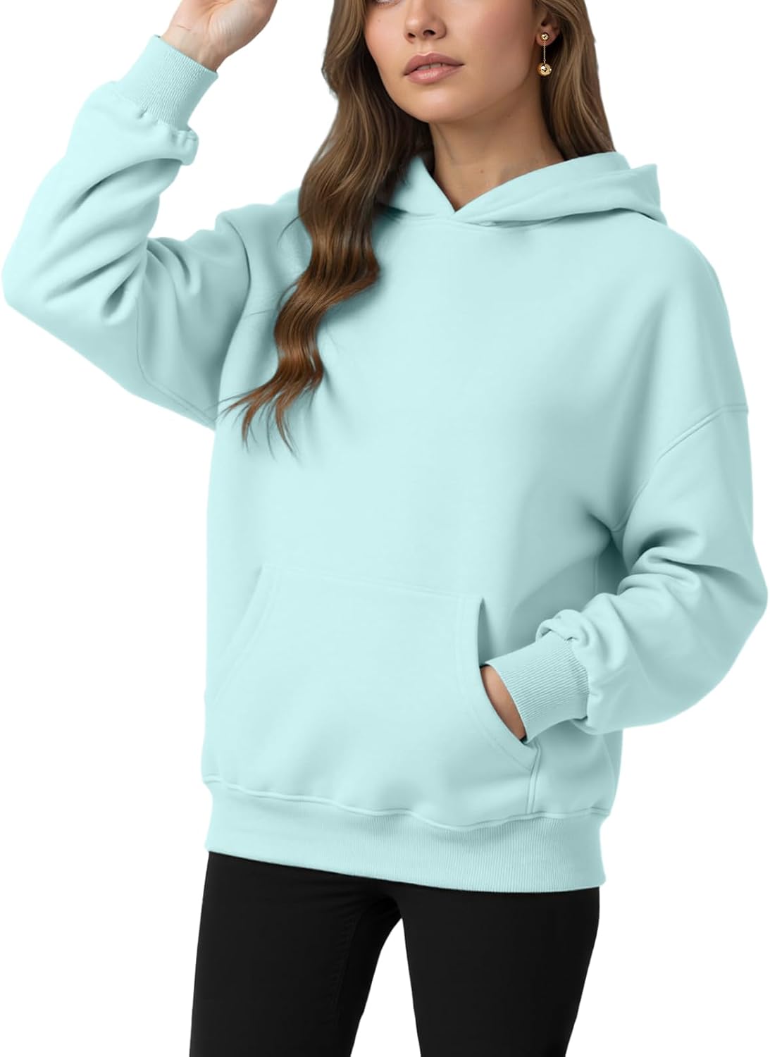 Womens Winter Fleece Hoodies Sweatshirts - Long Sleeve Pullover Sweaters With Pocket 2025 Fashion Outfits