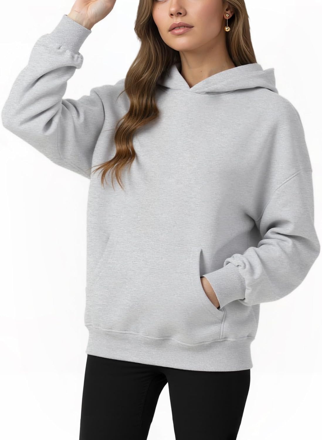 Womens Winter Fleece Hoodies Sweatshirts - Long Sleeve Pullover Sweaters With Pocket 2025 Fashion Outfits