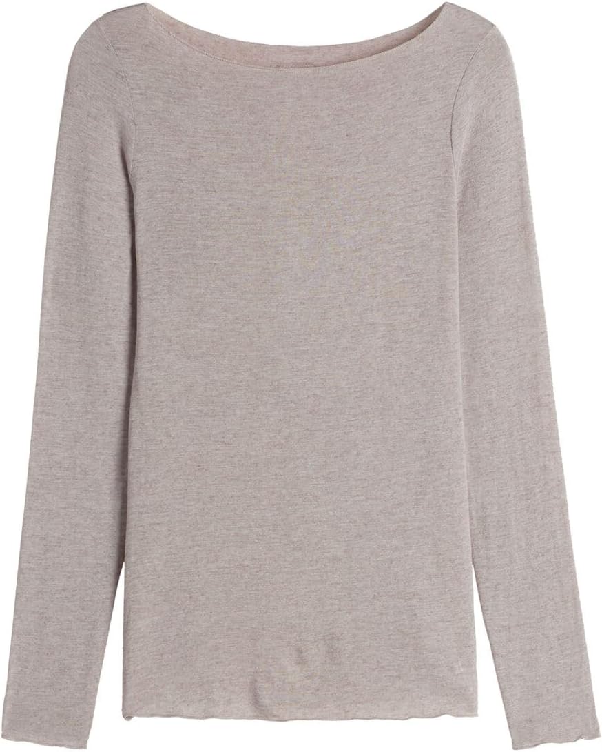 Intimissimi Woman's Boat Neck Modal Cashmere Ultralight Top