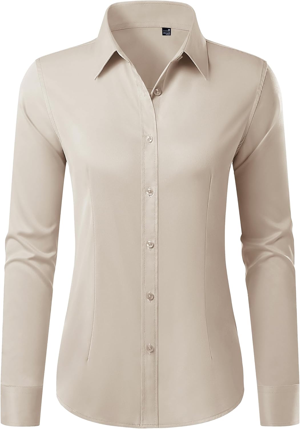 Button Down Shirts for Women Wrinkle Free Dress Shirt Classic Fit Long Sleeve Casual Business Blouse Work