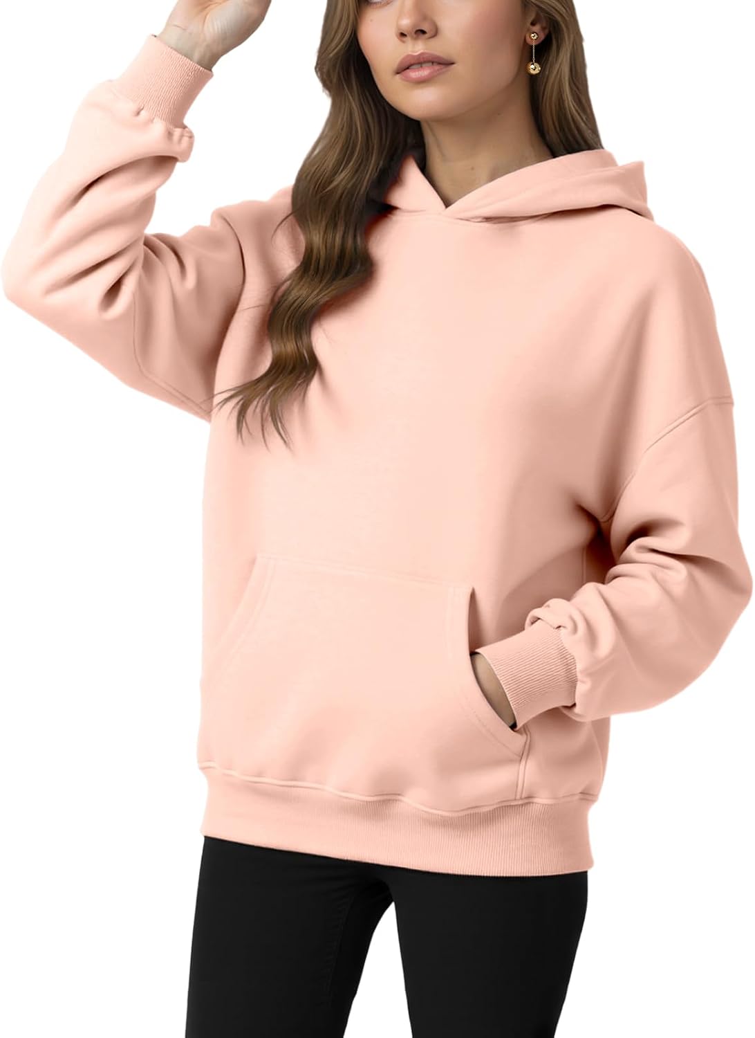 Womens Winter Fleece Hoodies Sweatshirts - Long Sleeve Pullover Sweaters With Pocket 2025 Fashion Outfits