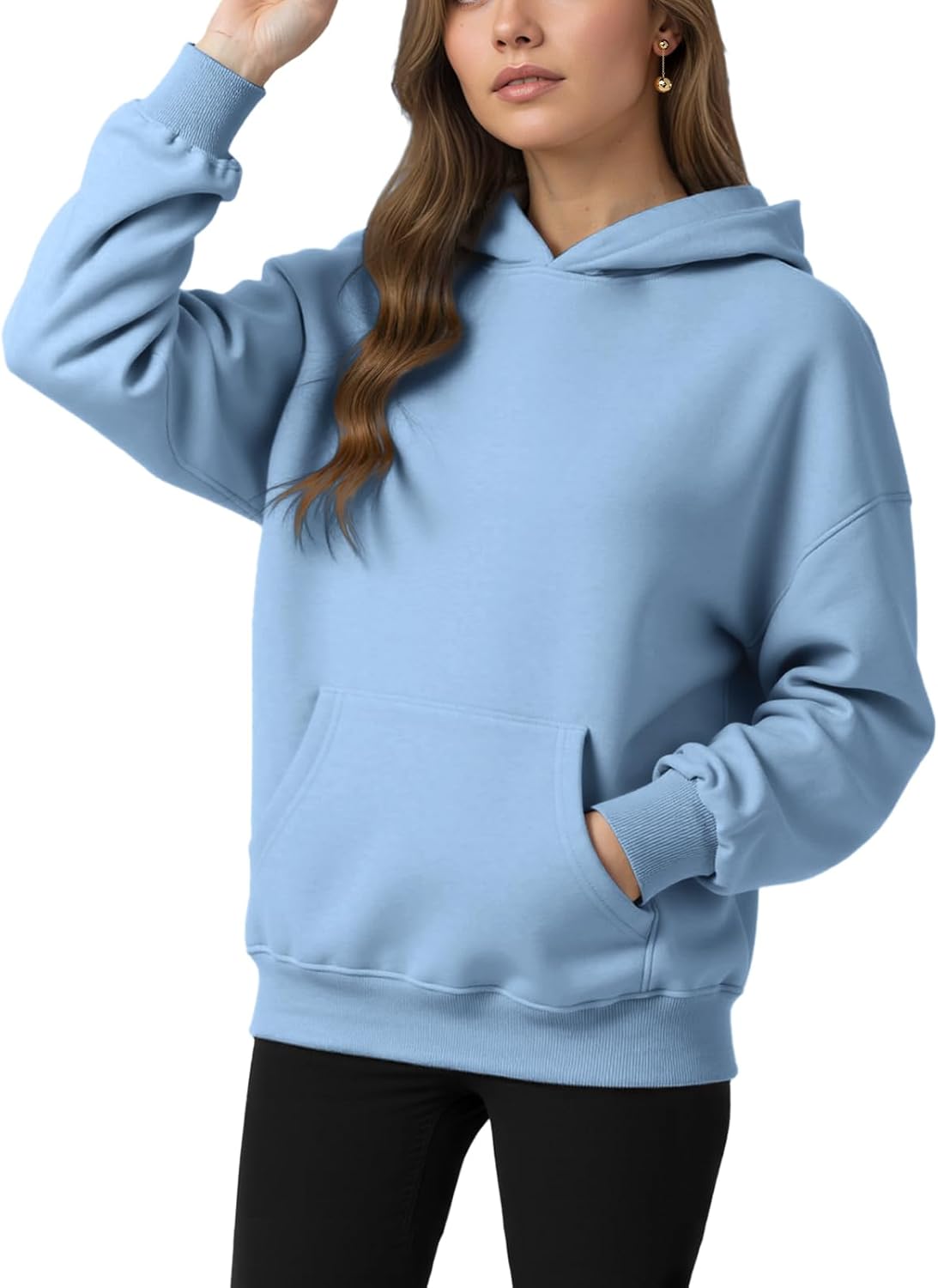 Womens Winter Fleece Hoodies Sweatshirts - Long Sleeve Pullover Sweaters With Pocket 2025 Fashion Outfits