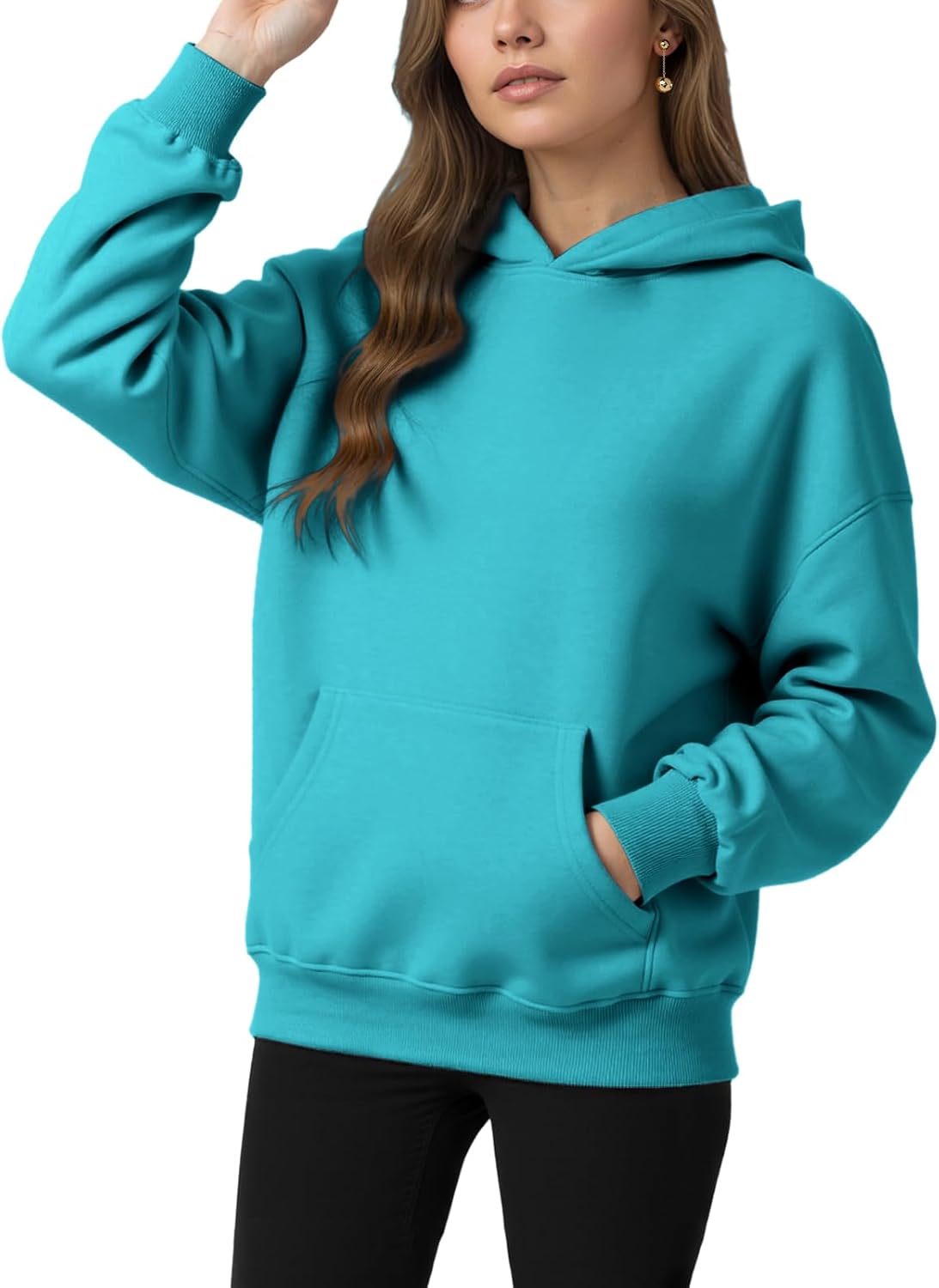 Womens Winter Fleece Hoodies Sweatshirts - Long Sleeve Pullover Sweaters With Pocket 2025 Fashion Outfits