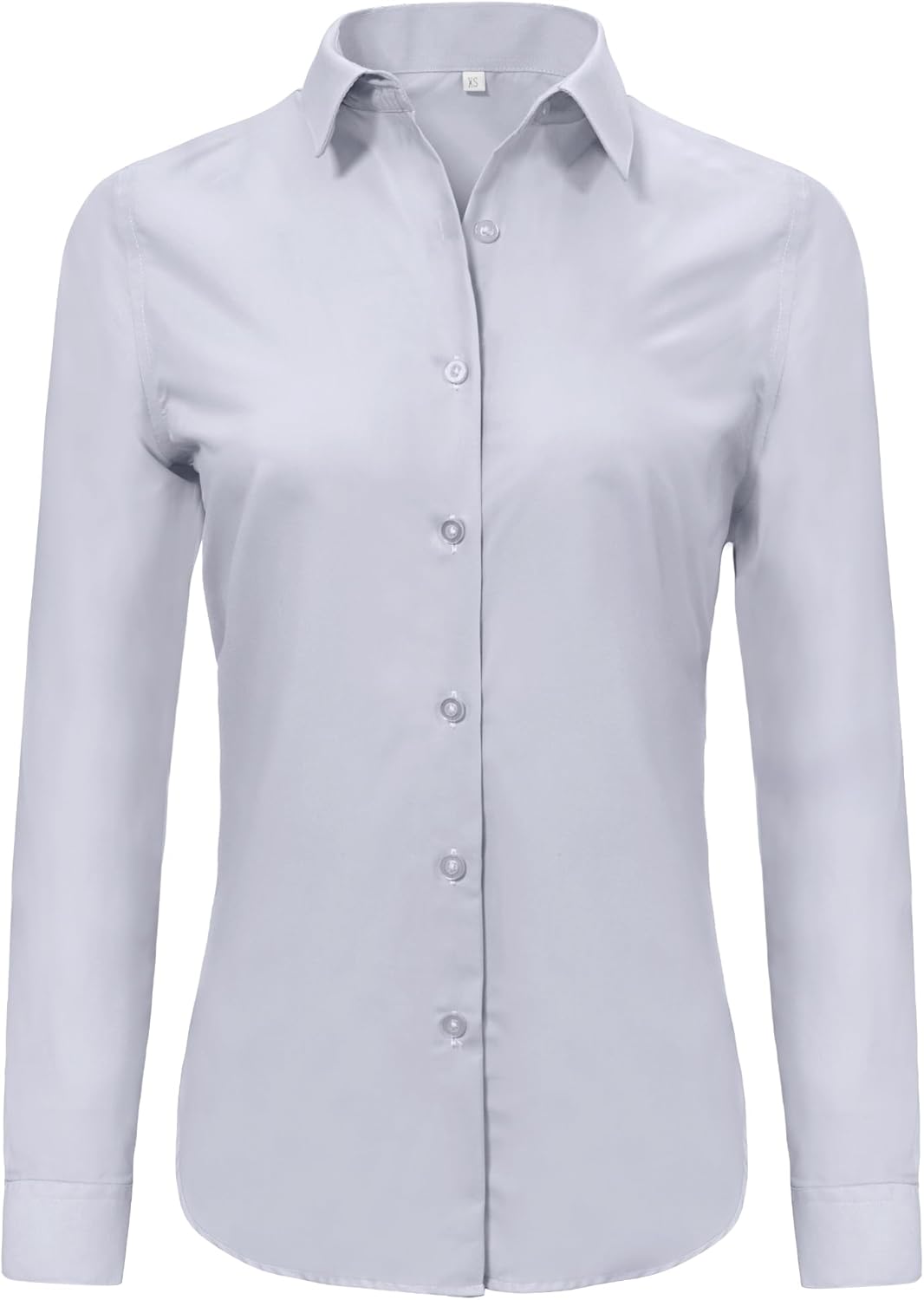 Ruisin Super Soft Wrinkle Free Button Down Shirts for Women Solid Long Sleeve Striped Formal Work Dress Blouses Tops