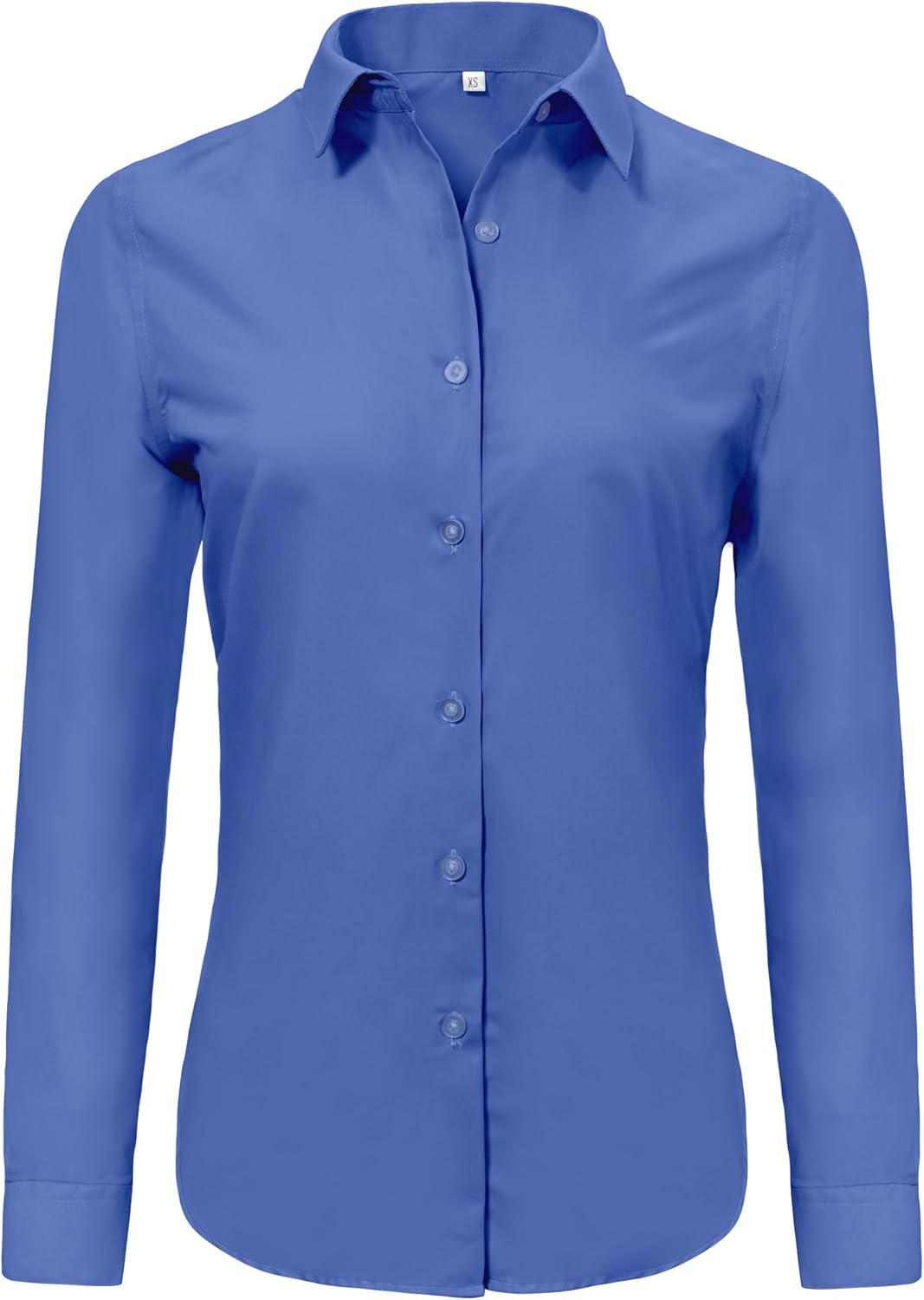 Ruisin Super Soft Wrinkle Free Button Down Shirts for Women Solid Long Sleeve Striped Formal Work Dress Blouses Tops