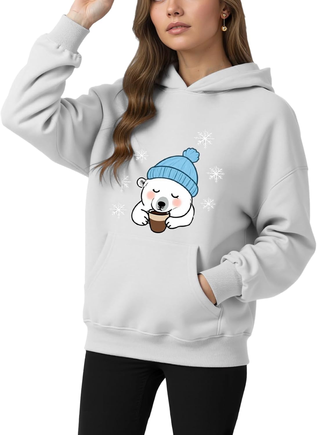 Womens Winter Fleece Hoodies Sweatshirts - Long Sleeve Pullover Sweaters With Pocket 2025 Fashion Outfits