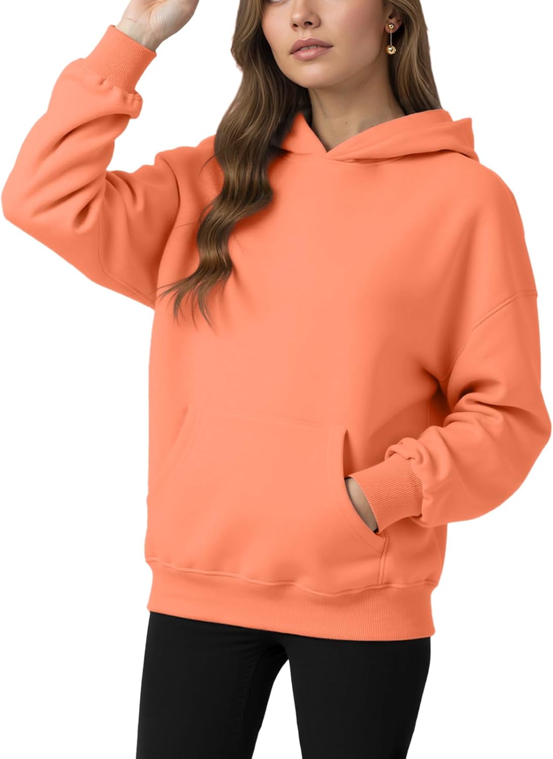 Womens Winter Fleece Hoodies Sweatshirts - Long Sleeve Pullover Sweaters With Pocket 2025 Fashion Outfits
