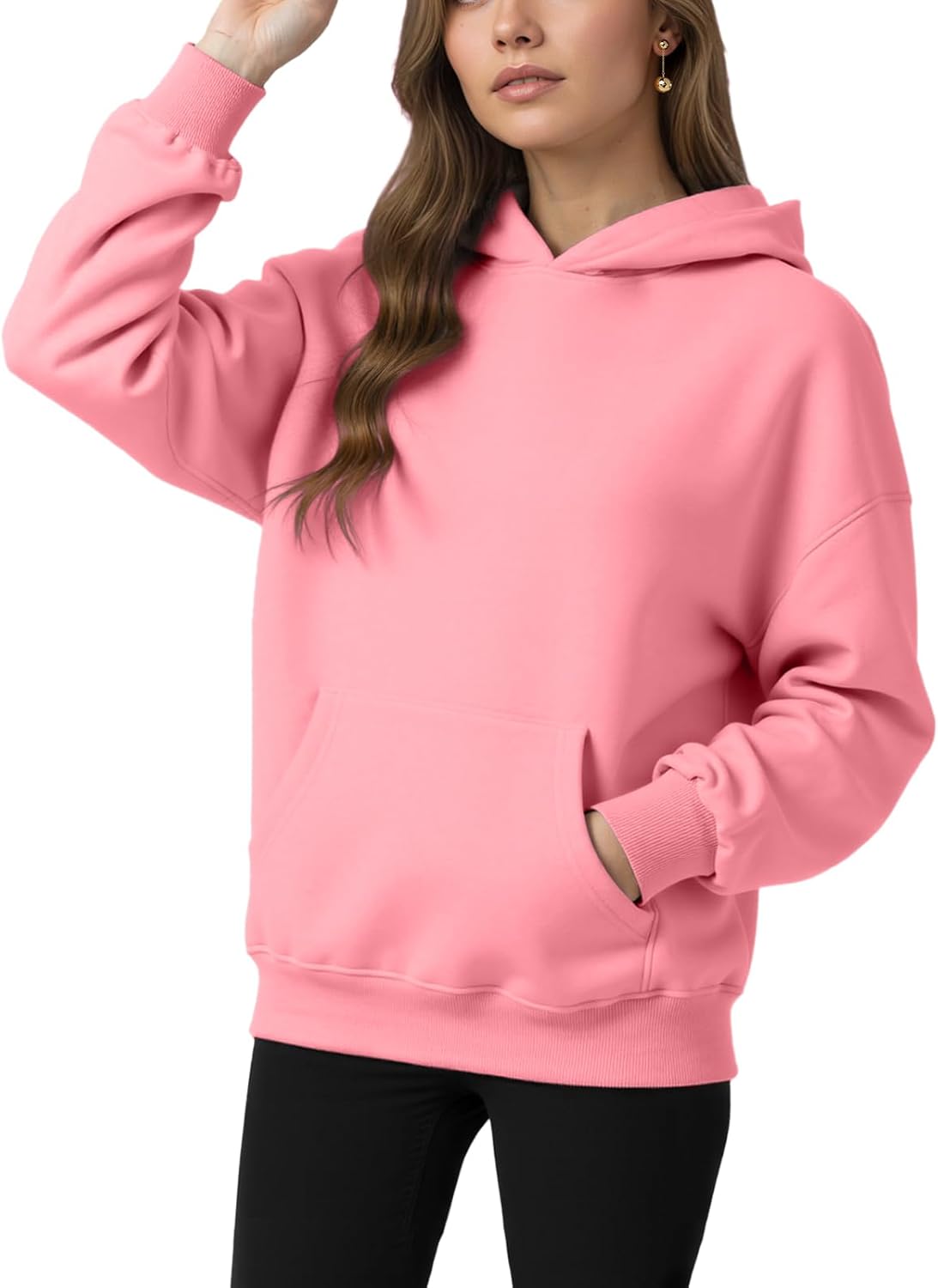 Womens Winter Fleece Hoodies Sweatshirts - Long Sleeve Pullover Sweaters With Pocket 2025 Fashion Outfits