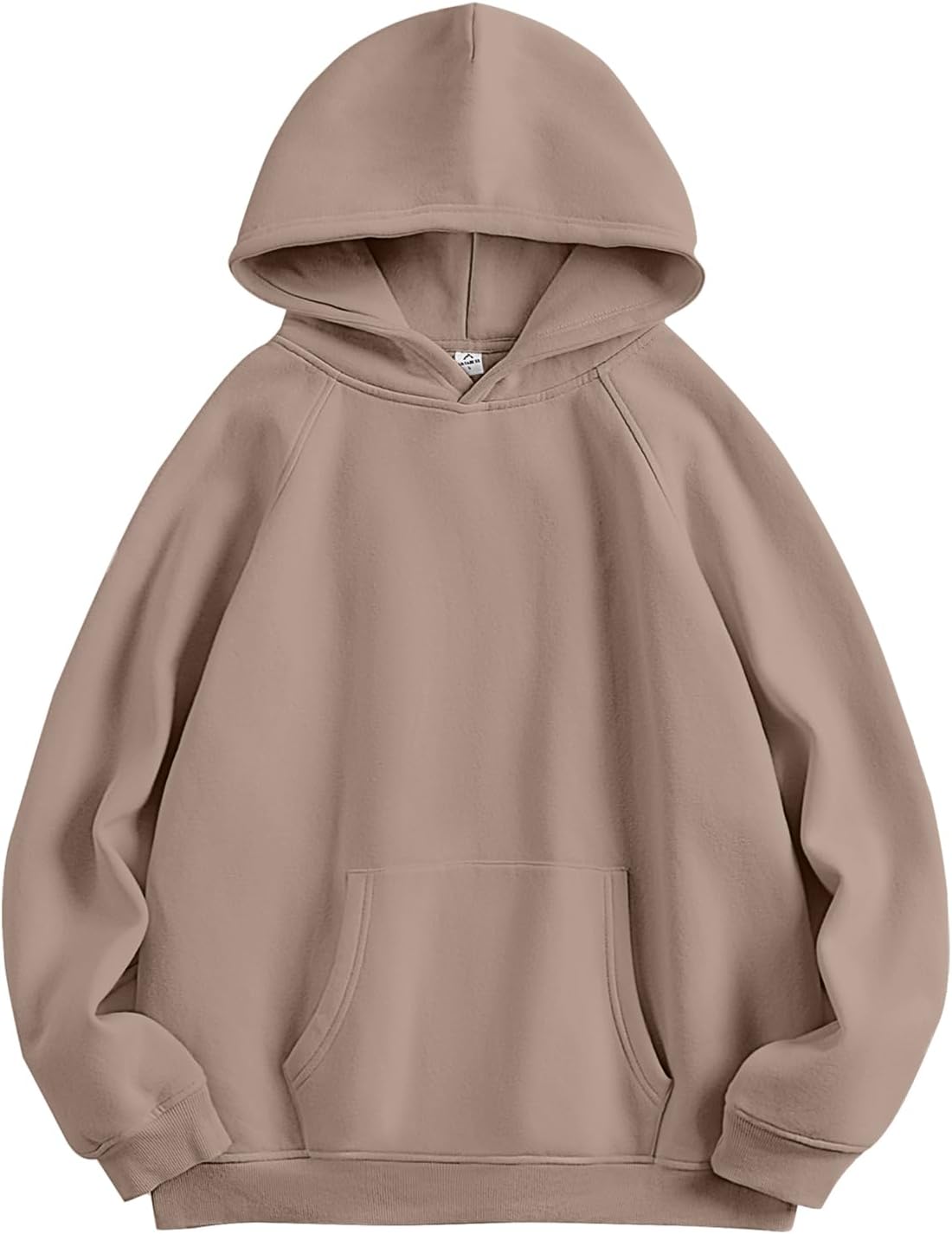 ANRABESS Women Hoodies Oversized Fleece Long Sleeve Comfy Casual Basic Pullover Sweatshirts 2025 Fall Outfits Y2K Clothes