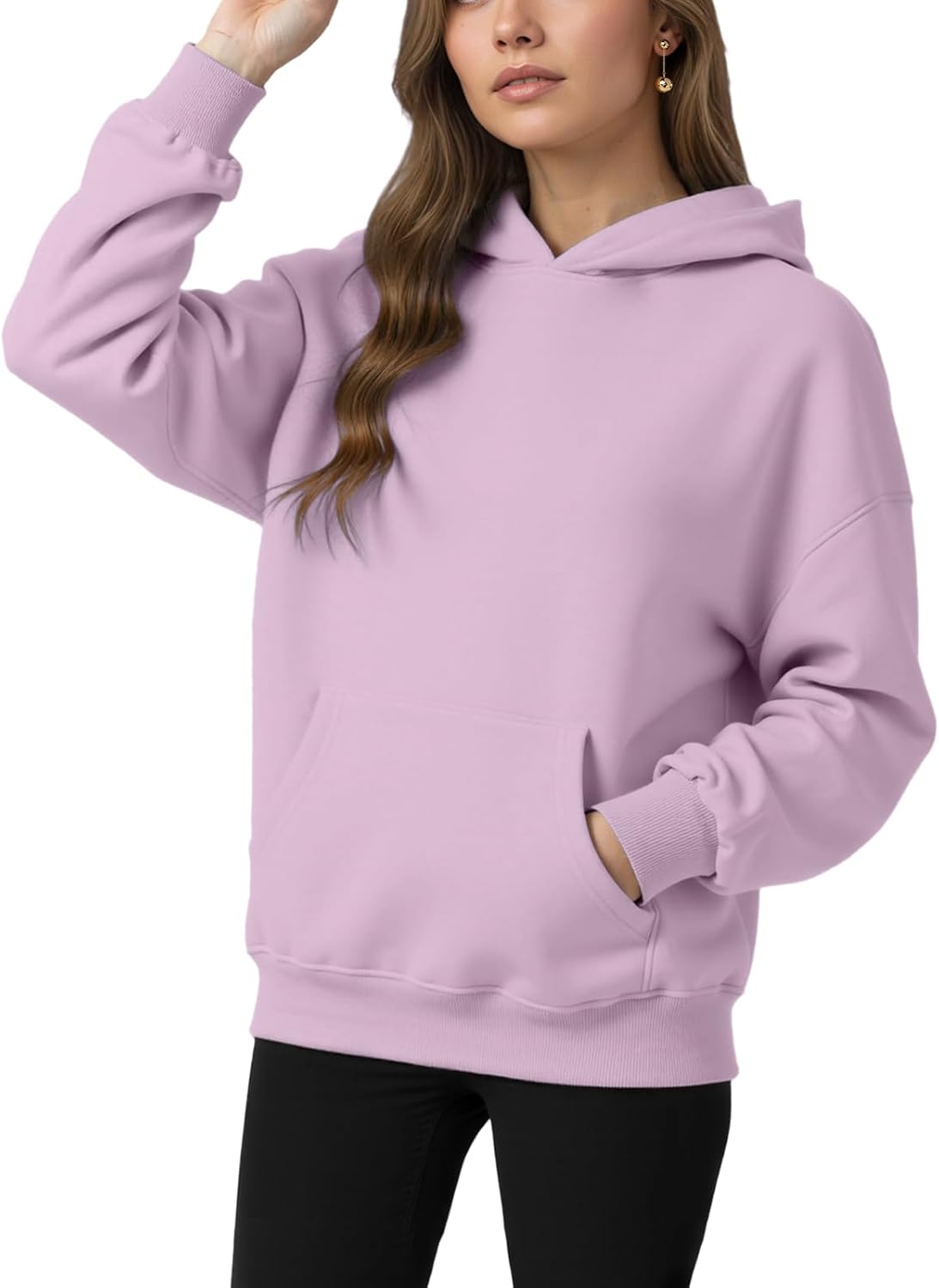 Womens Winter Fleece Hoodies Sweatshirts - Long Sleeve Pullover Sweaters With Pocket 2025 Fashion Outfits
