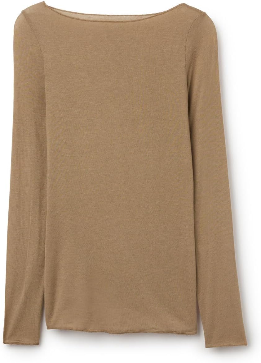 Intimissimi Woman's Boat Neck Modal Cashmere Ultralight Top