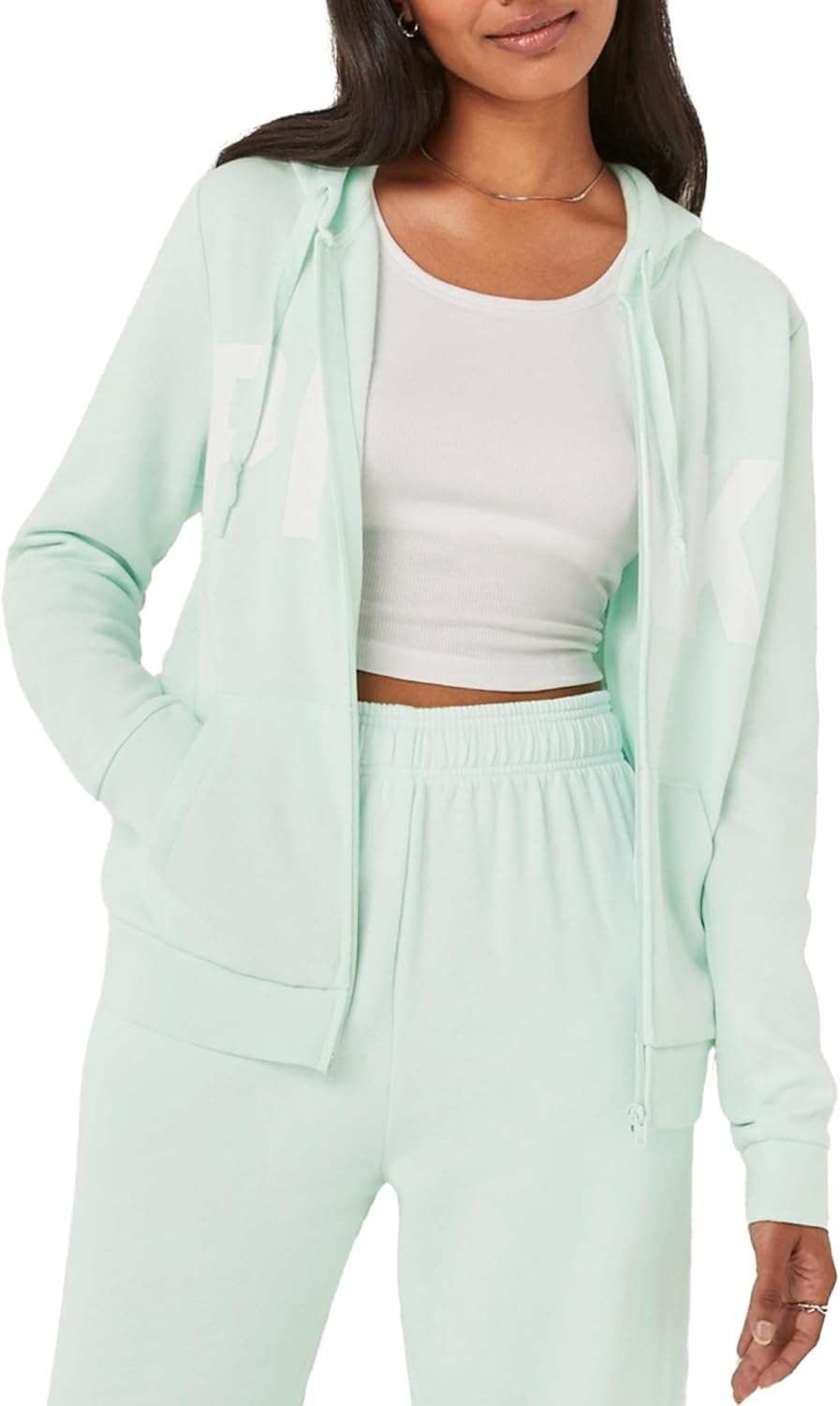 Victoria's Secret Women's PINK Logo Full Zip-up Sweatshirt (XS-XXL)