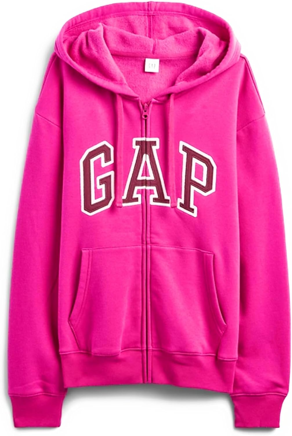GAP womens Logo Hoodie Hooded Full Zip Sweatshirt