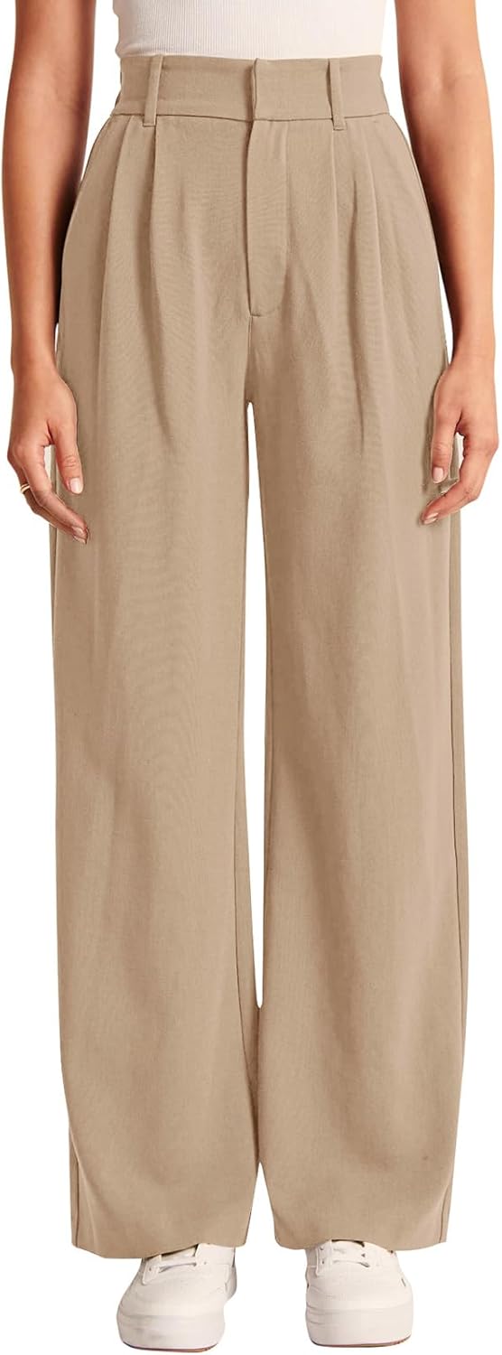 NIMIN High Waisted Work Pants for Women Business Casual Outfits 2025 Office Dress Pants Trousers with Pockets