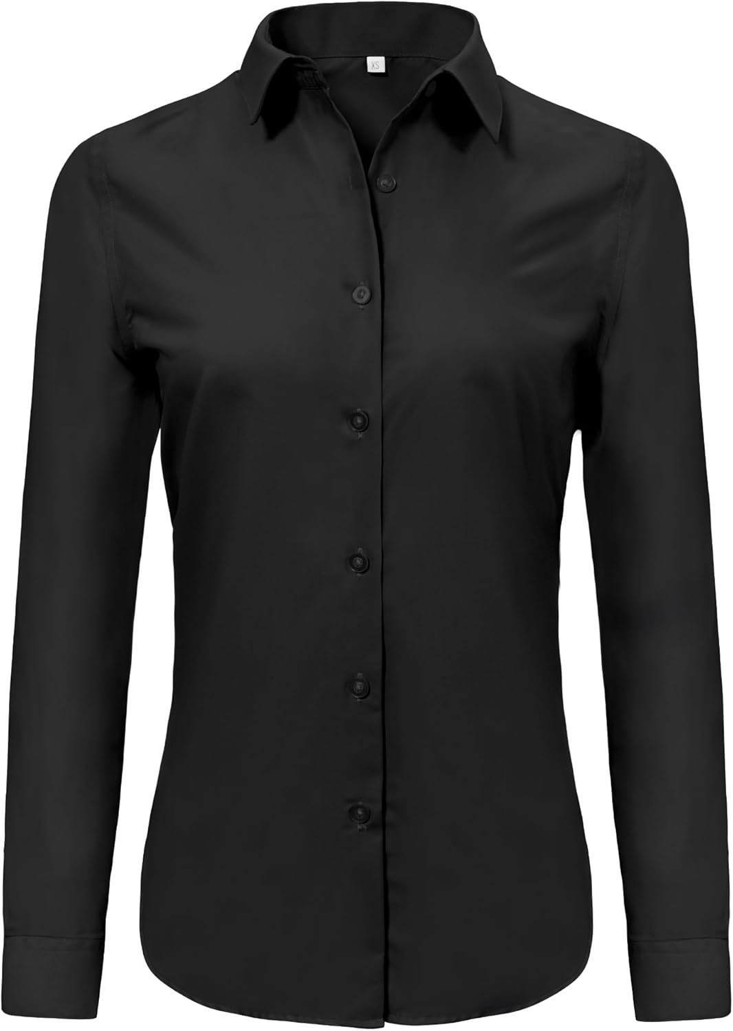 Ruisin Super Soft Wrinkle Free Button Down Shirts for Women Solid Long Sleeve Striped Formal Work Dress Blouses Tops