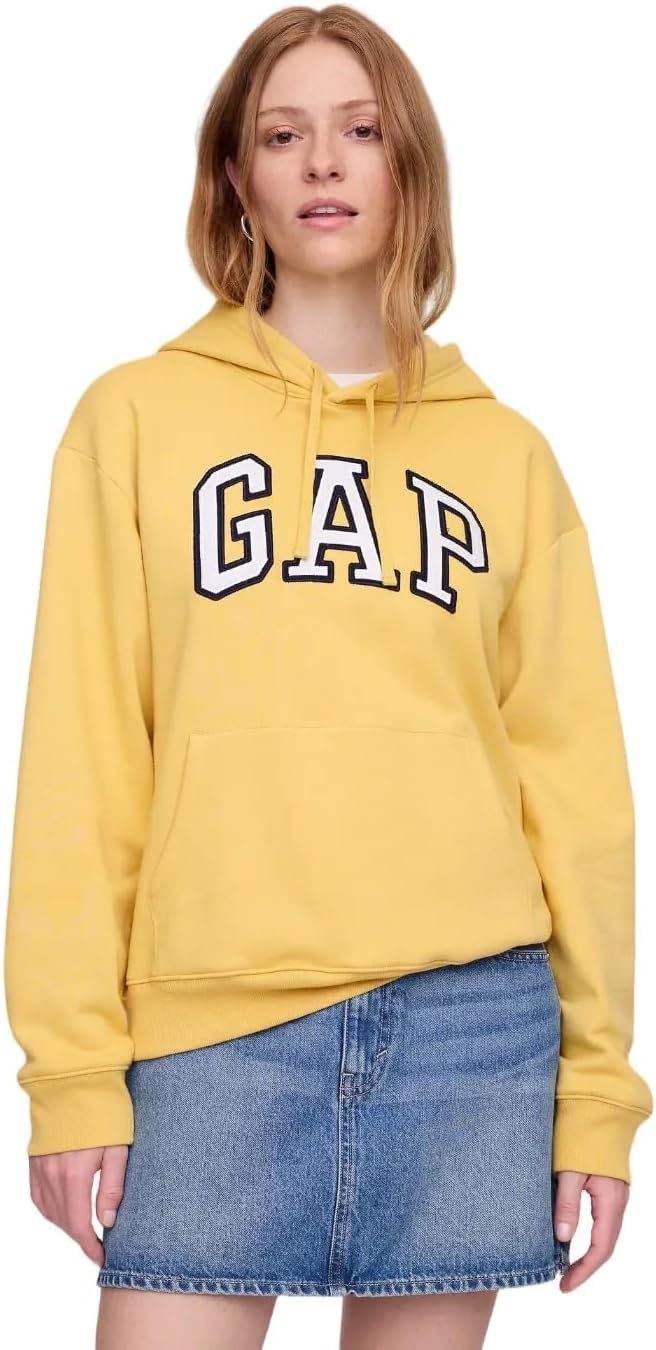 GAP Women's Logo Hoodie Hooded Pull-on Sweatshirt