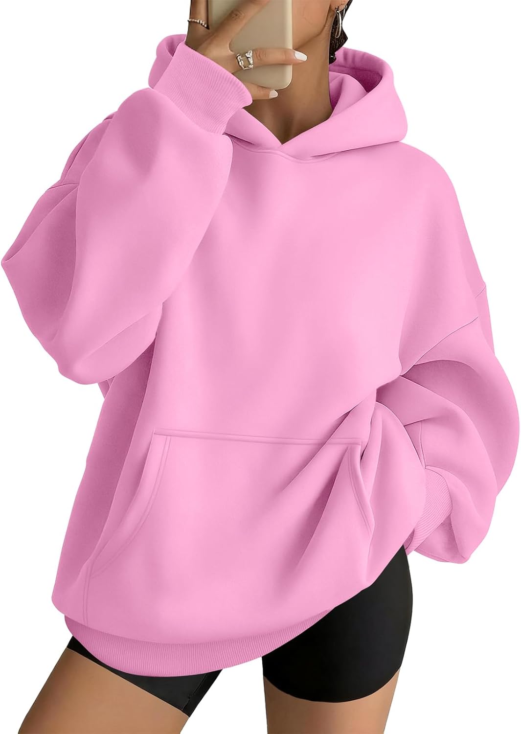 AUTOMET Womens Oversized Hoodies Fleece Trendy Sweatshirts Fall Fashion 2025 Pullover Winter Clothing Outfits