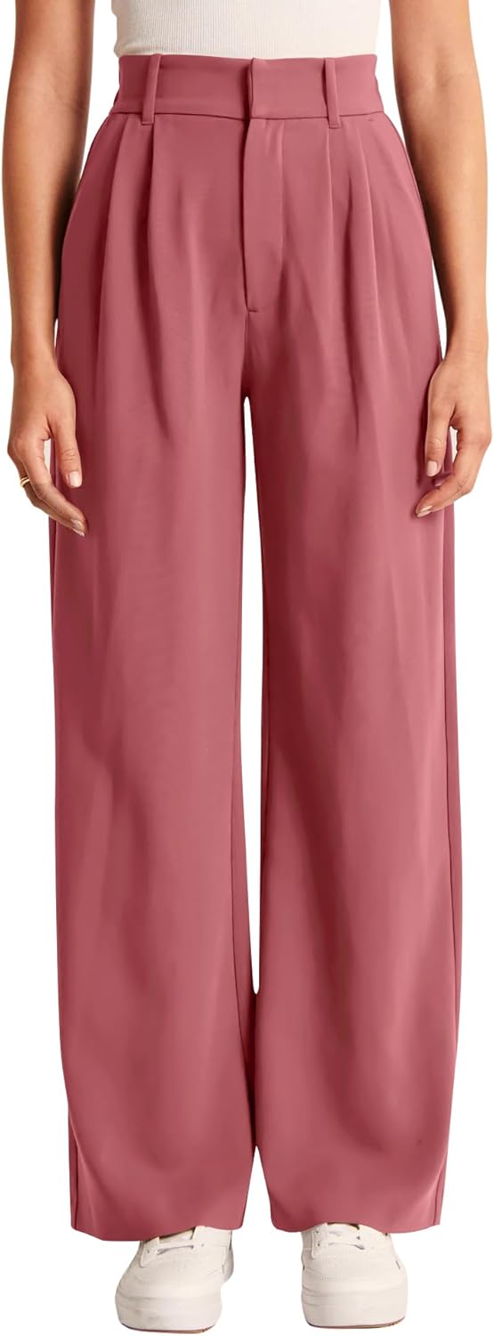 NIMIN High Waisted Work Pants for Women Business Casual Outfits 2025 Office Dress Pants Trousers with Pockets