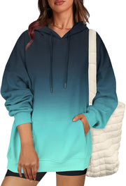 Zeagoo Womens Oversized Hoodies 2025 Fleece Sweatshirts Long Sleeve Pullover with Pocket Fall Winter Outfits Y2k Clothes