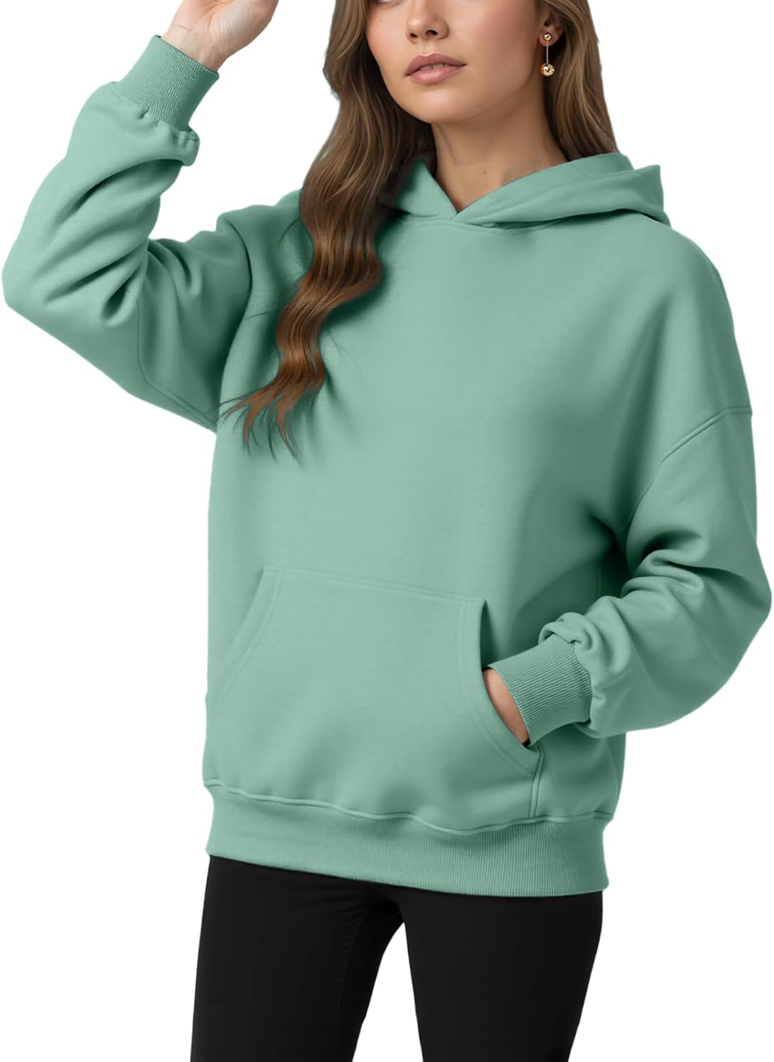 Womens Winter Fleece Hoodies Sweatshirts - Long Sleeve Pullover Sweaters With Pocket 2025 Fashion Outfits