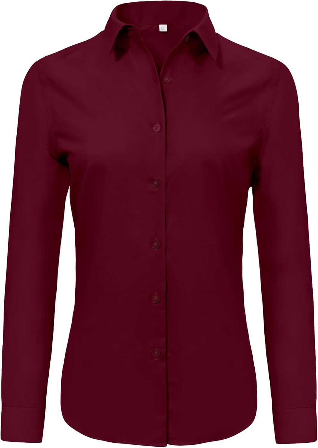 Ruisin Super Soft Wrinkle Free Button Down Shirts for Women Solid Long Sleeve Striped Formal Work Dress Blouses Tops