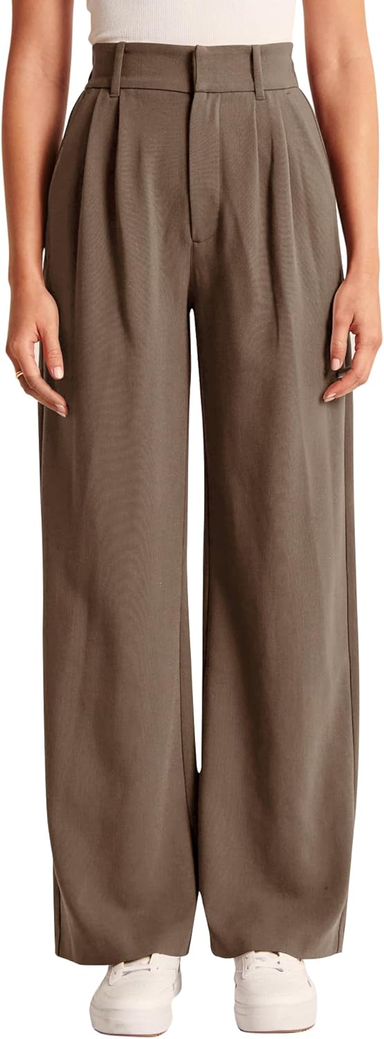 NIMIN High Waisted Work Pants for Women Business Casual Outfits 2025 Office Dress Pants Trousers with Pockets