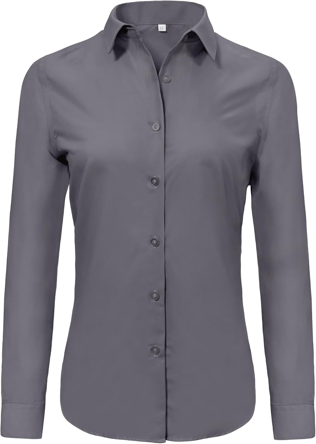 Ruisin Super Soft Wrinkle Free Button Down Shirts for Women Solid Long Sleeve Striped Formal Work Dress Blouses Tops