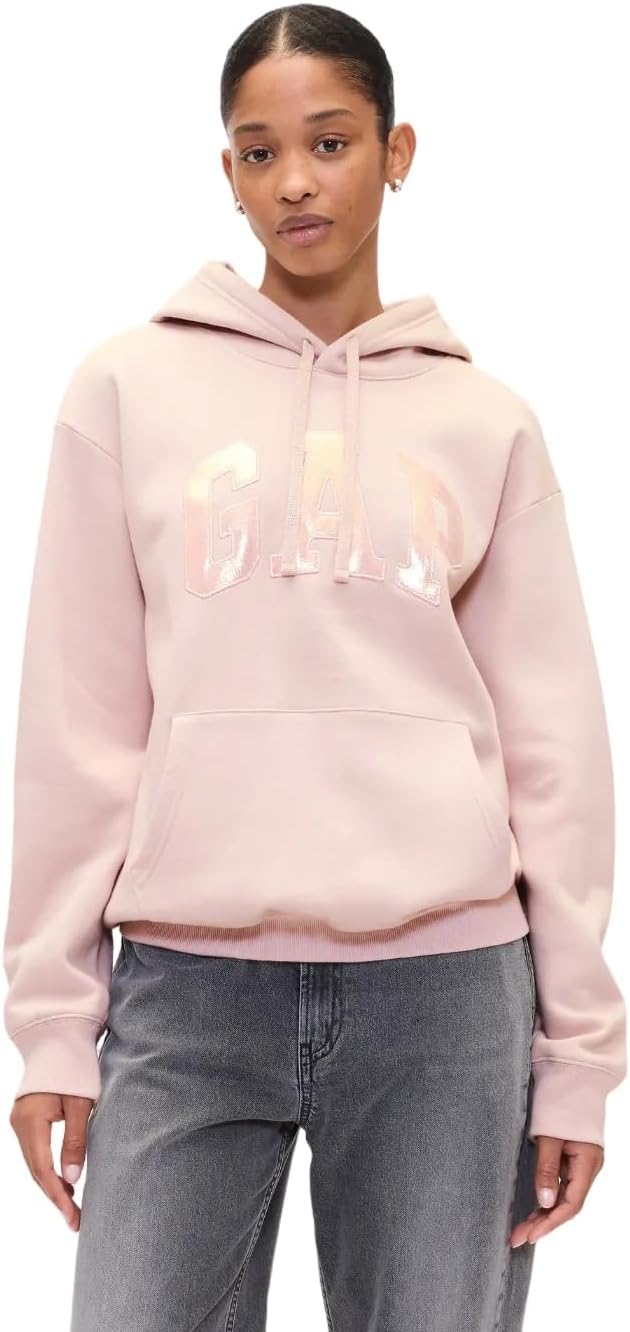 GAP Women's Logo Hoodie Hooded Pull-on Sweatshirt