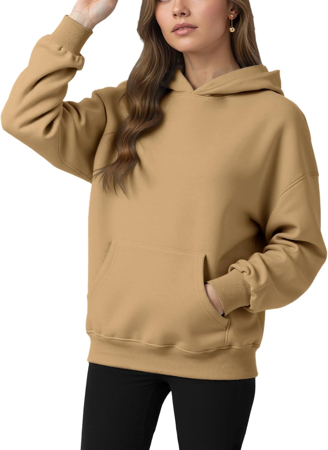 Womens Winter Fleece Hoodies Sweatshirts - Long Sleeve Pullover Sweaters With Pocket 2025 Fashion Outfits