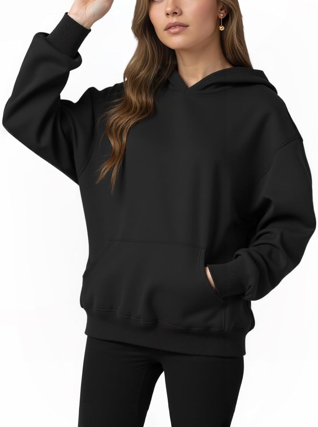Womens Winter Fleece Hoodies Sweatshirts - Long Sleeve Pullover Sweaters With Pocket 2025 Fashion Outfits