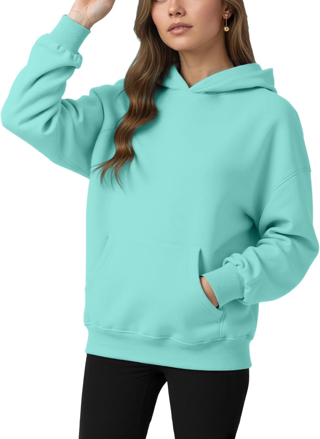 Womens Winter Fleece Hoodies Sweatshirts - Long Sleeve Pullover Sweaters With Pocket 2025 Fashion Outfits