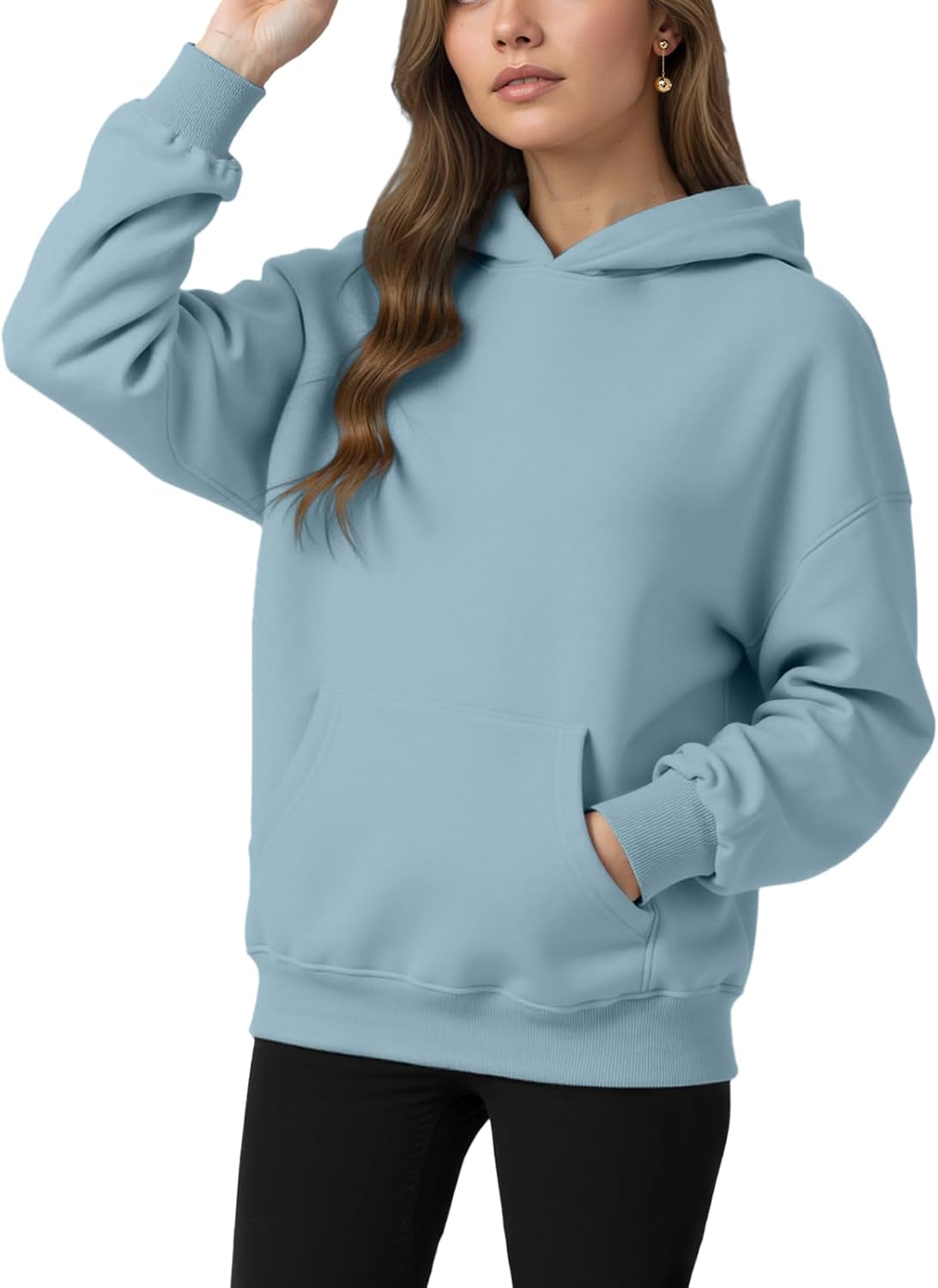 Womens Winter Fleece Hoodies Sweatshirts - Long Sleeve Pullover Sweaters With Pocket 2025 Fashion Outfits