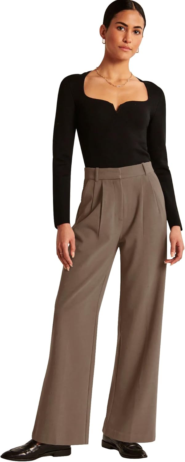 NIMIN High Waisted Work Pants for Women Business Casual Outfits 2025 Office Dress Pants Trousers with Pockets