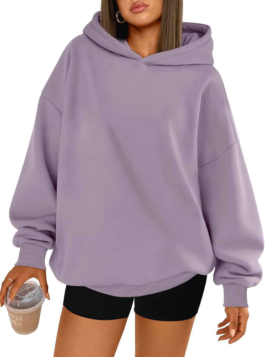 Trendy Queen Womens Oversized Hoodies Comfy Sweatshirts Fall Fashion 2025 Outfits Casual Tops Fleece Clothes with Pockets
