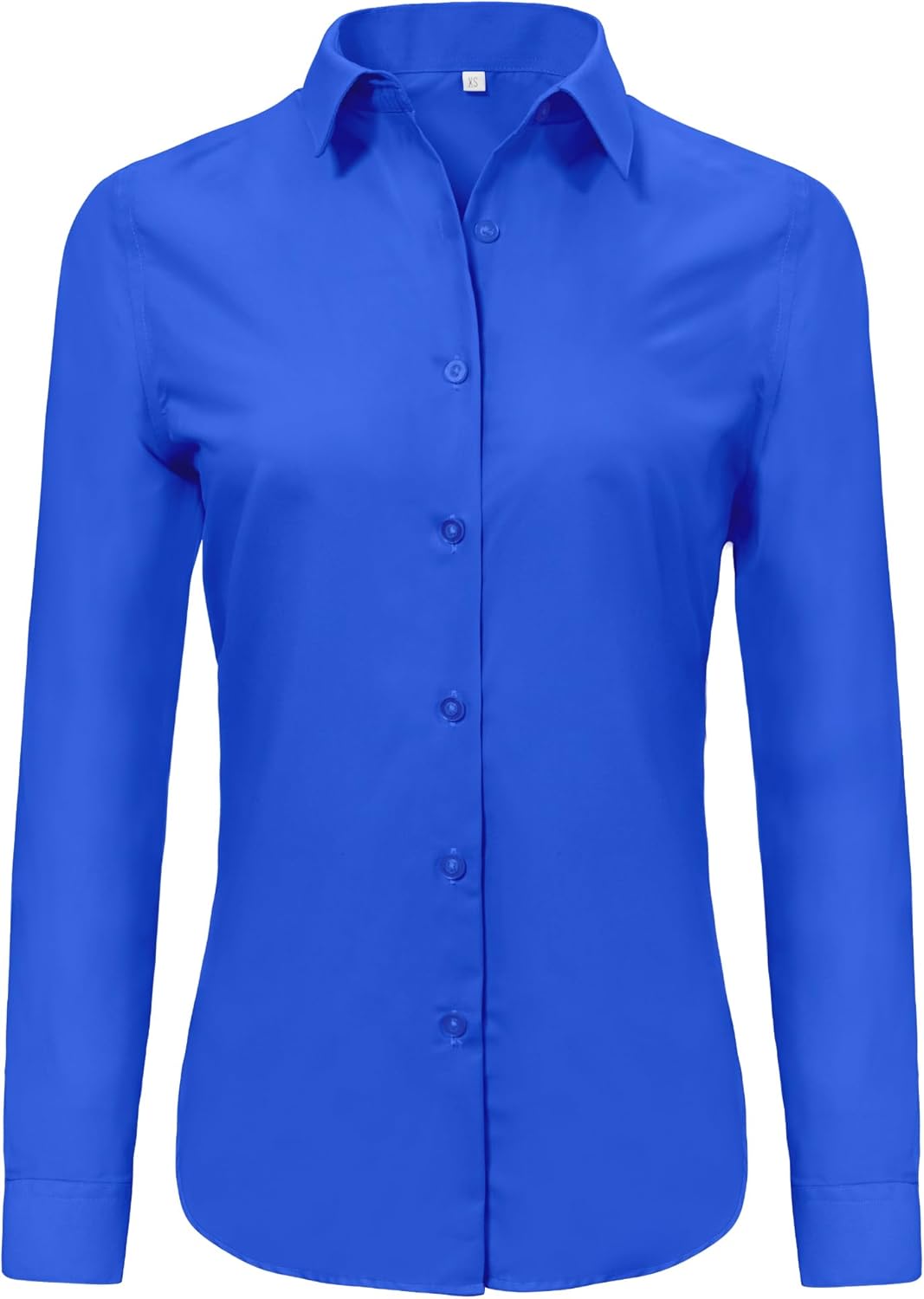 Ruisin Super Soft Wrinkle Free Button Down Shirts for Women Solid Long Sleeve Striped Formal Work Dress Blouses Tops