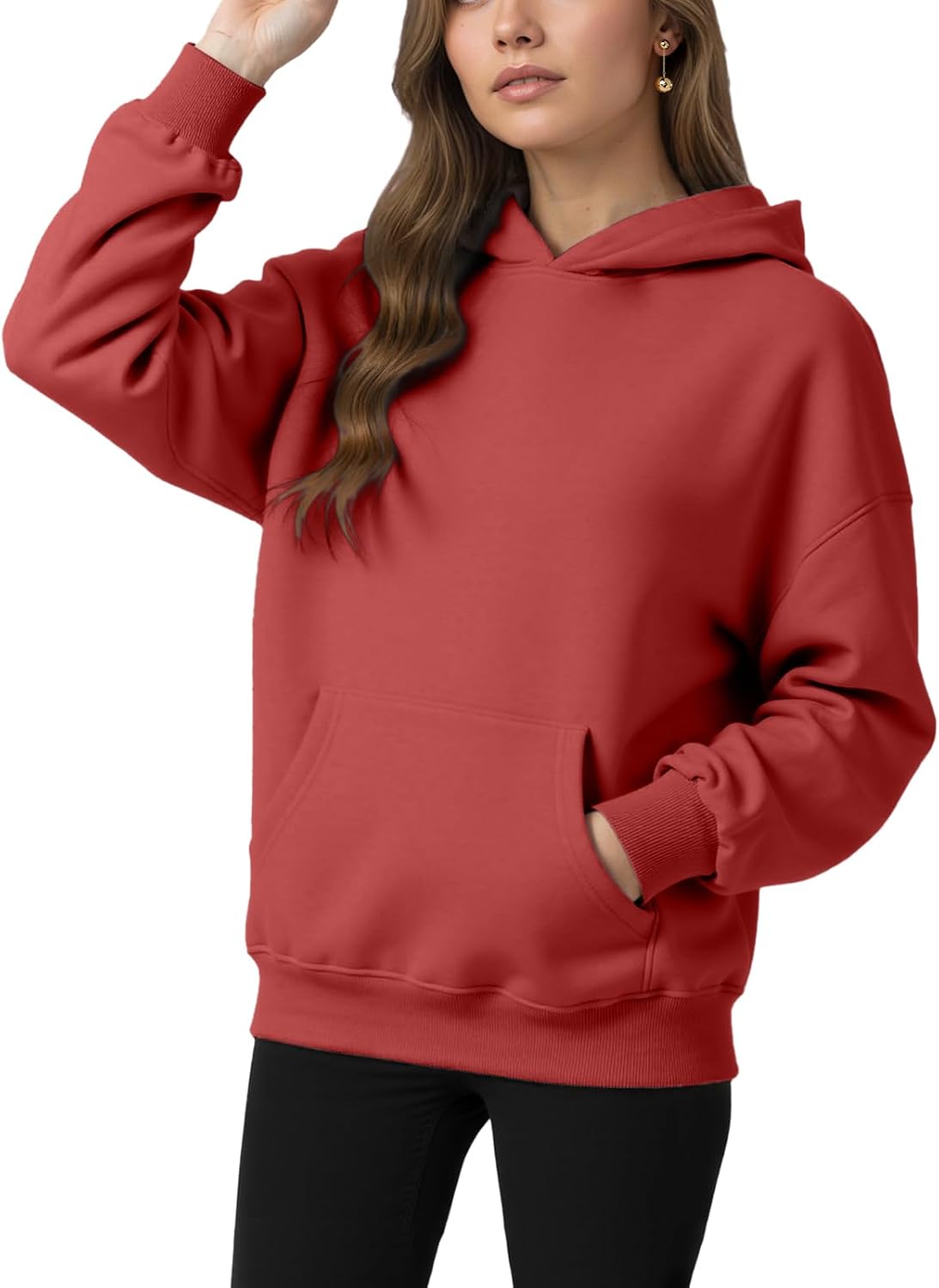 Womens Winter Fleece Hoodies Sweatshirts - Long Sleeve Pullover Sweaters With Pocket 2025 Fashion Outfits